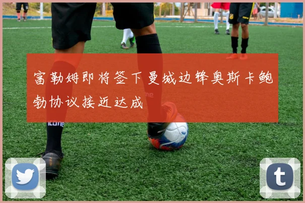 富勒姆即将签下曼城边锋奥斯卡鲍勃协议接近达成